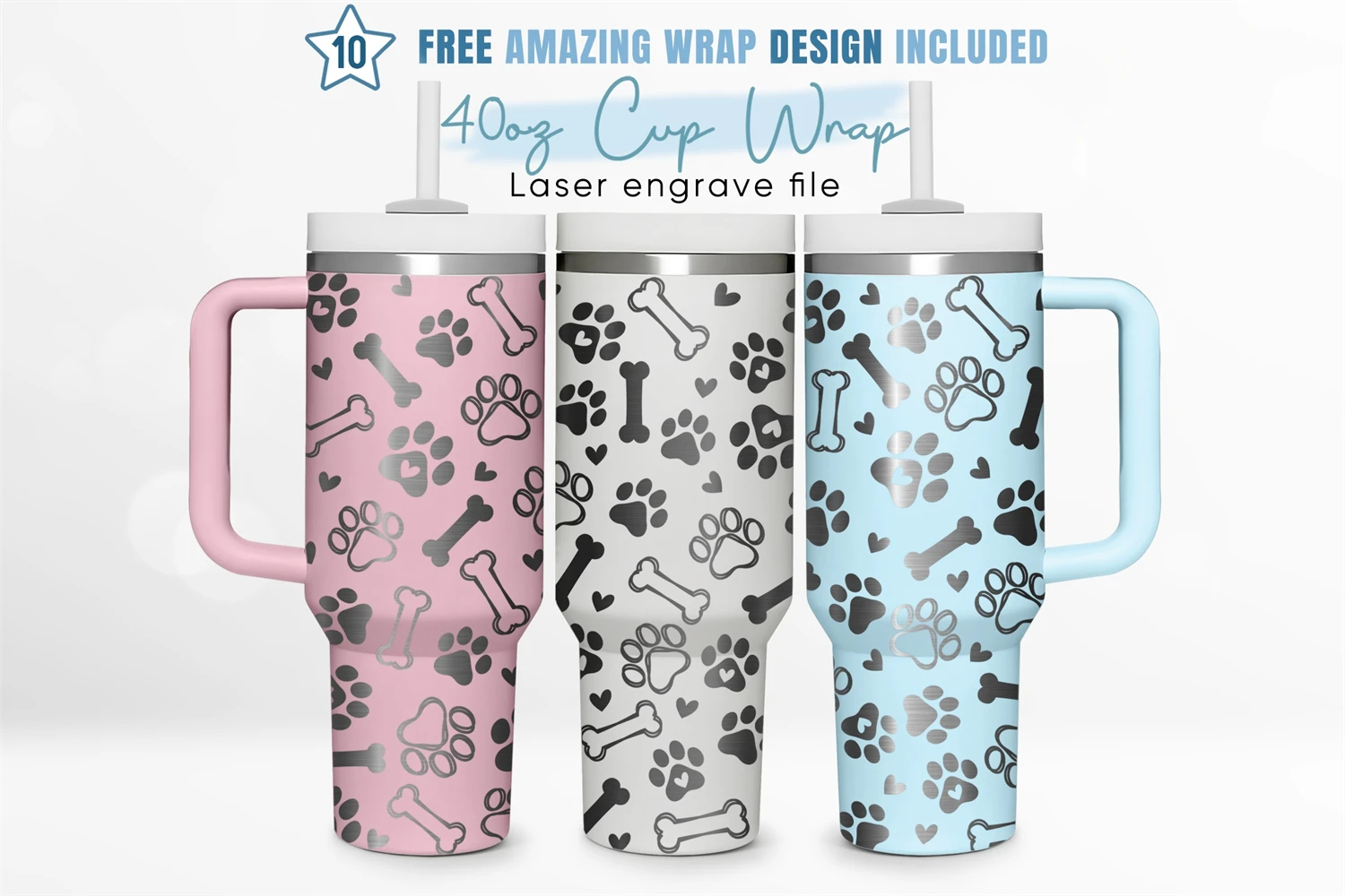 2 Designs 30oz Quencher Stanley Tumbler Wrap Tumbler Mama Cow -  in  2023