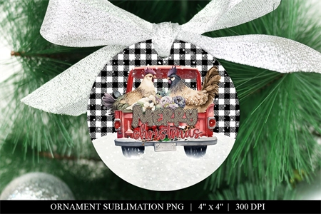 Mega Christmas Sublimation ornament PNG Bundle By Elenazlata_Art