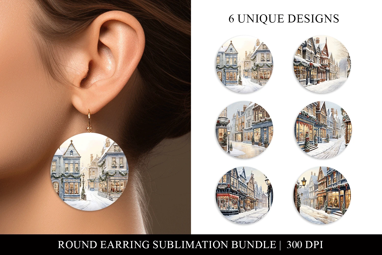 Teardrop Earring Sublimation bundle