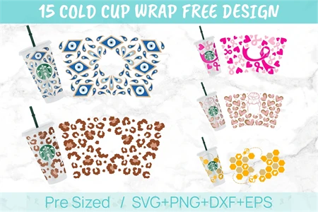 Celestial Starbucks tumbler cup wrap craft cutting SVG file