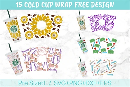 Celestial Starbucks tumbler cup wrap craft cutting SVG file