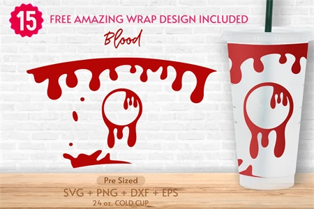 Iced Coffee and Cats SVG Can Glass Wrap Beer Coffee 16 Oz By Orange Brush  Studio