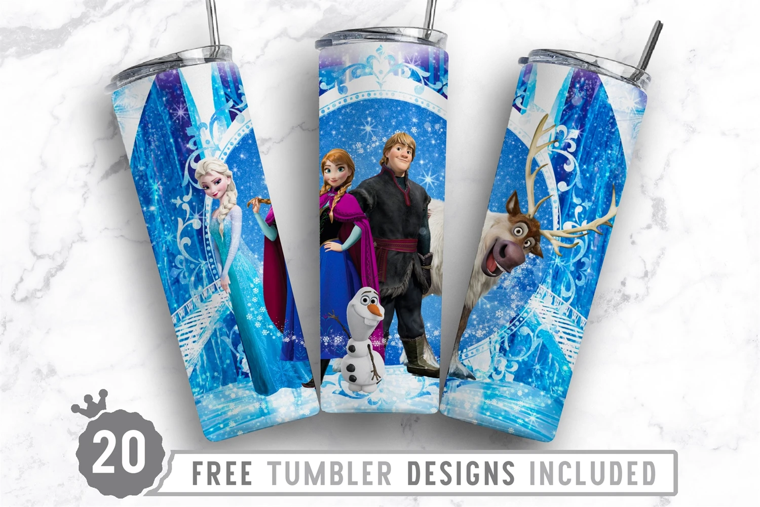 Princess 20oz Tumbler PNG on sale Wrap Sublimation - Cartoon 20oz Skinny Tumbler Straight and Tapered PNG