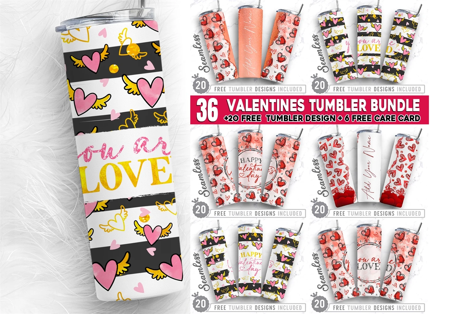 Valentine Tumbler Bundle 20 Oz