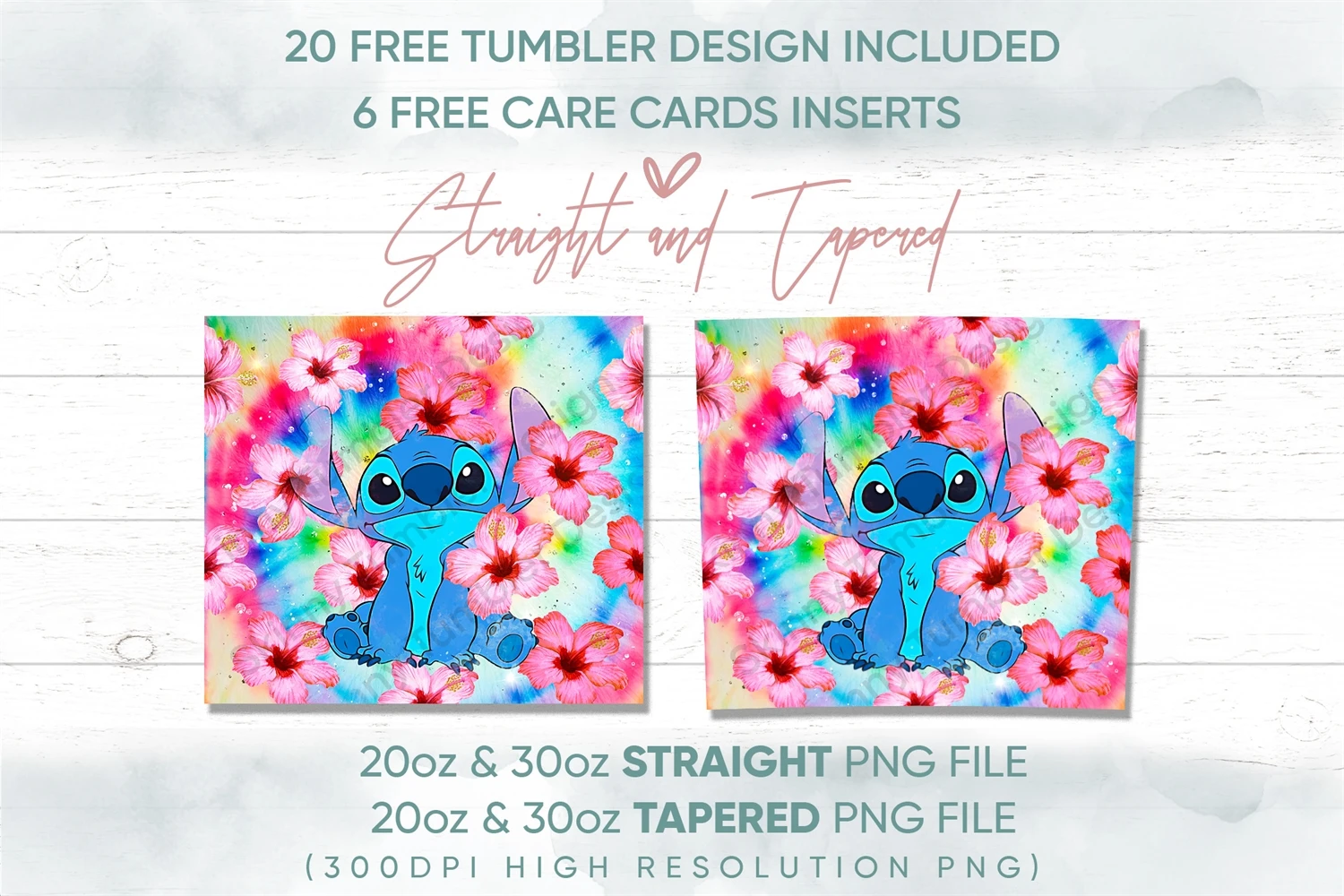 Glasses Stitch and Flowers DIGITAL DOWNLOAD Skinny Tumbler PNG 