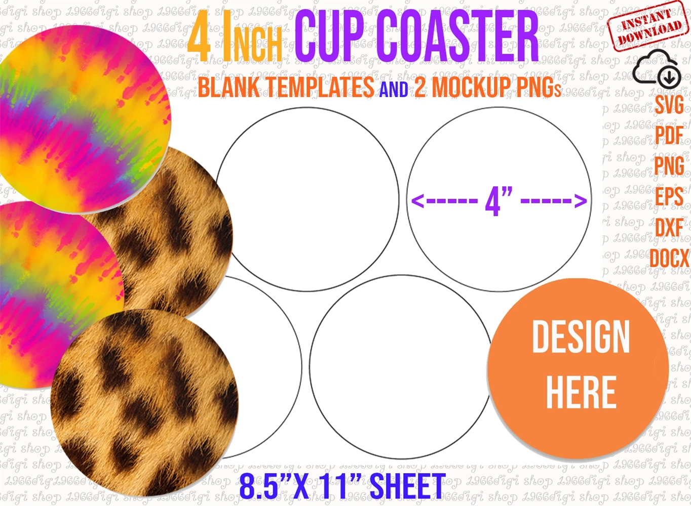 16oz Colster Can Template Full Wrap SVG PNG