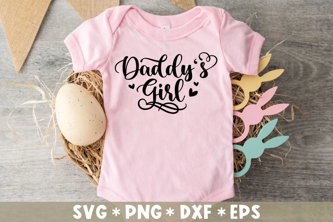 Just a Dad Who Loves His Girl SVG, Matching Daddy And Me Outfit, Gift for  Dad And Daughter, Girl Dad, Fathers Day, Png Eps Dxf, Cutting File